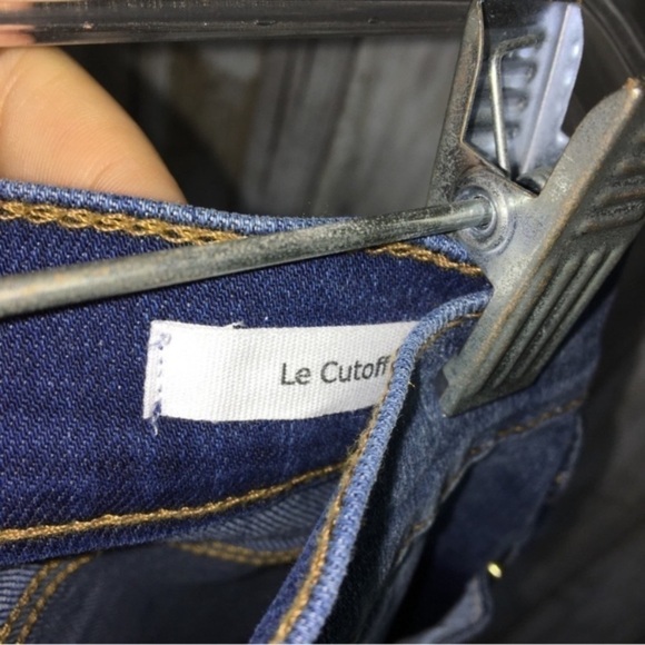 NWT FRAME Le Cutoff Light Distressed Cutoff Shorts - Picture 5 of 7